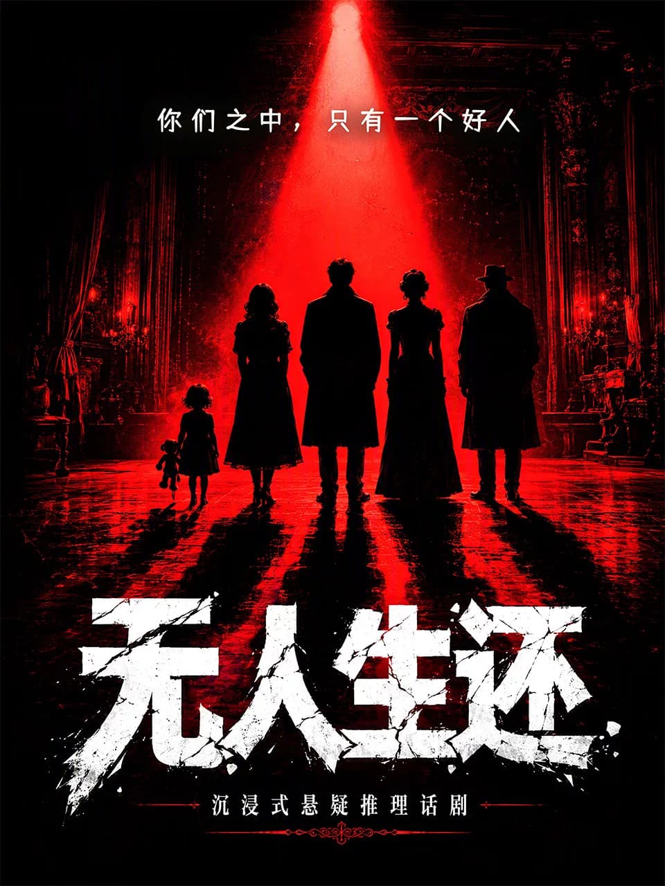 三里屯精品互动戏剧《无人生还》|爆款|零差评悬疑热剧|反转反转再反转