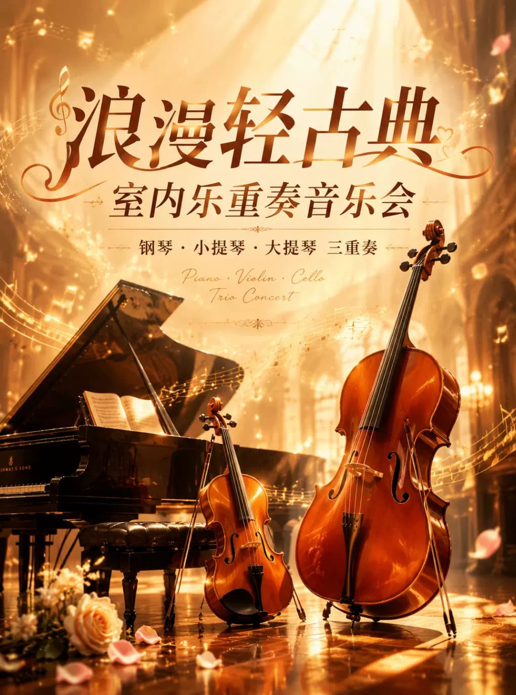 浪漫轻古典室内乐音乐会-皮亚佐拉|坂本龙一|自由探戈|圣诞快乐!劳伦斯先生
