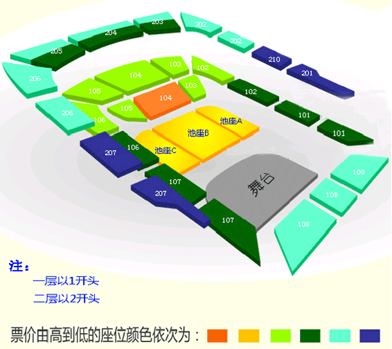 国家大剧院座位图 1