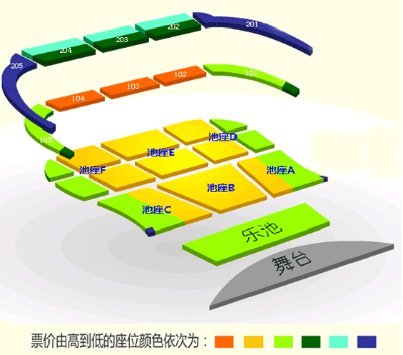 国家大剧院座位图 3